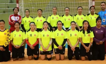 नवौं राष्ट्रिय खेलकुद : आर्मी र एपीएफ महिला ह्यान्डबलको फाइनलमा