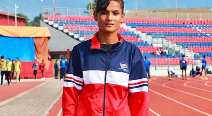 Nisha breaks national record in women's 100 meters
