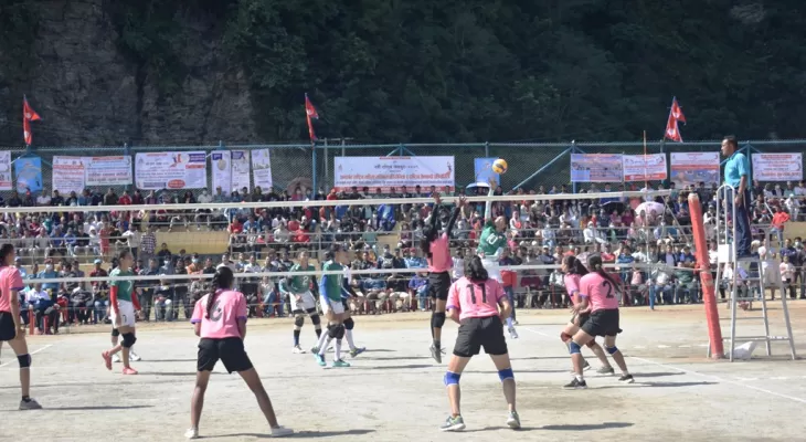 Women’s volleyball: Tribhuwan Army Club defeats Karnali Province