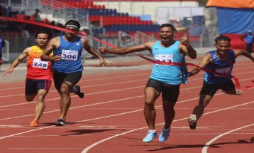 Shiva Raj wins gold in 100 meters