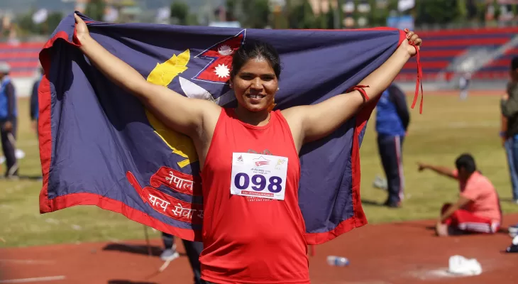 पुलिसकी चन्द्रकलालाई महिला सटपुटमा स्वर्ण पदक