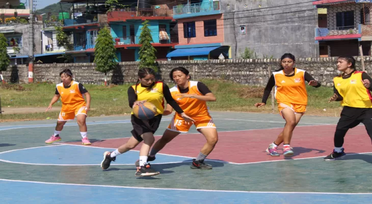 महिला बास्केटबलमा त्रिभुवन आर्मी अपराजित