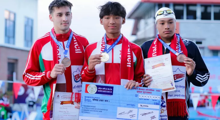 नवौं राष्ट्रिय खेलकुदः तेस्रो दिन पनि स्वर्णमा आर्मीकै वर्चस्व