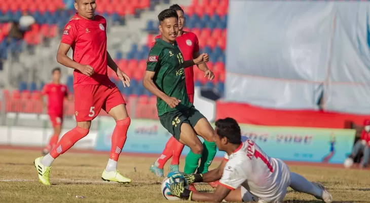 नवौँ राष्ट्रिय खेलकुद : त्रिभुवन आर्मी क्लब सेमिफाइनलमा