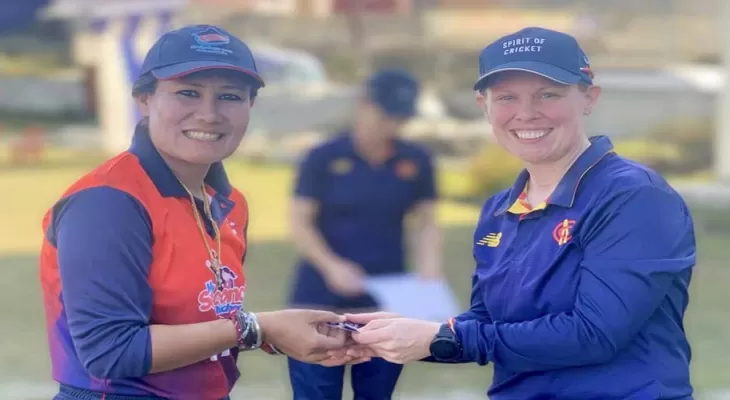 एमसीसी माथि नेपाली महिला टोलीको फराकिलो जित