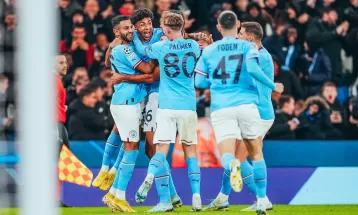 सिटी च्याम्पियन्स लिगको शीर्षस्थानमा रहँदै प्रिक्वाटरफाइनलमा