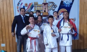 एसकेआईए अन्तर्राष्ट्रिय कराते च्याम्पियनसिपमा नेपाललाई ७ स्वर्ण