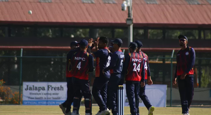 प्रधानमन्त्री कप क्रिकेटः पुलिसले मधेश प्रदेशलाई १९१ रनले पराजित गर्यो