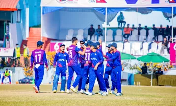 दोस्रो एकदिवसीयमा नेपाल ३ विकेटले विजयी