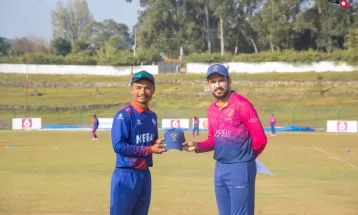 तेस्रो एकदिवसीयमा नेपालले टस जितेर बलिङ गर्दै