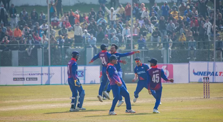 यूएईको बिरुद्धको एकदिवसीय सिरिज नेपाललाई