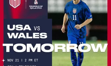 USA, Wales Looking For Good Start in World Cup Tomorrow