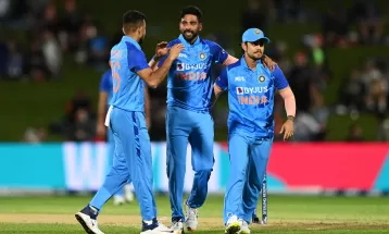 वर्षाका कारण भारतले न्युजिल्यान्डविरुद्धको शृंखला जित्यो