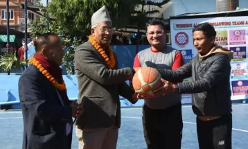 प्याब्सन मध्य क्षेत्रीय बास्केटबल प्रतियोगितामा चैतन्यको सफल सुरुआत