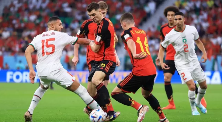 उपाधि दावेदार बेल्जियम मोरोक्कोसँग पराजित