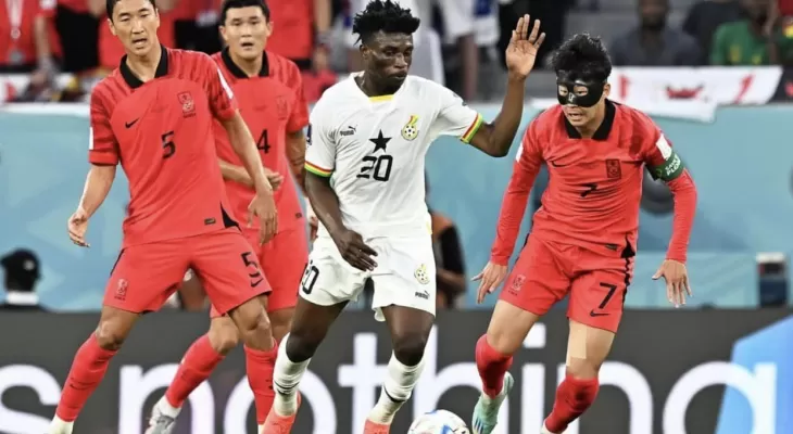 विश्वकप फुटबल : घानाले दक्षिण कोरियालाई हरायो