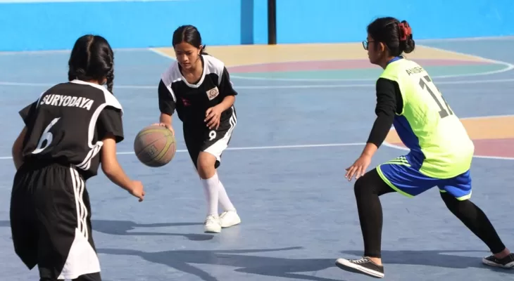 प्याब्सन मध्य क्षेत्रीय बास्केटबल : चैतन्य क्वाटरफाइनलमा