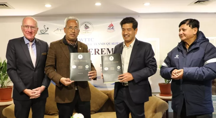 विश्व टेबलटेनिस च्याम्पियन्सीप छनोटमा नेपाली घरको साथ