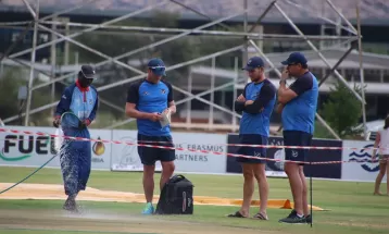 वर्षाका कारण नेपाल र नामिबियाविचको खेल रद्द