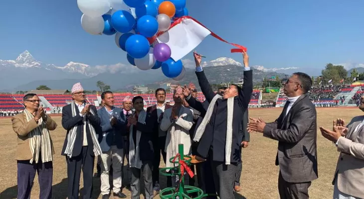 कास्की एन प्याब्सन खेलकुद महोत्सव पोखरामा सुरु