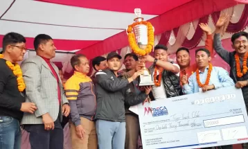 टाईगर युवा क्लबले जित्यो मीनबहादुर केसी स्मृती कप फुटबलको उपाधि