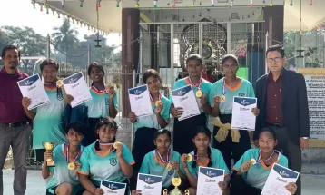 विराटनगर बास्केटबलको उपाधि बिकेभिएम र अरनिको स्कुललाई