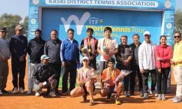 आइटीएफ टेनिस : ताइपेइका हाङ र रसियाकी लैला च्याम्पियन