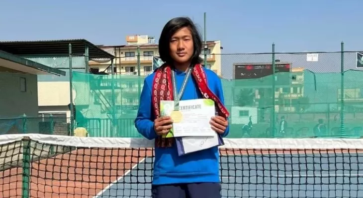 एटीएफ यु–१४ टेनिस : आयुश क्वाटरफाइनलमा