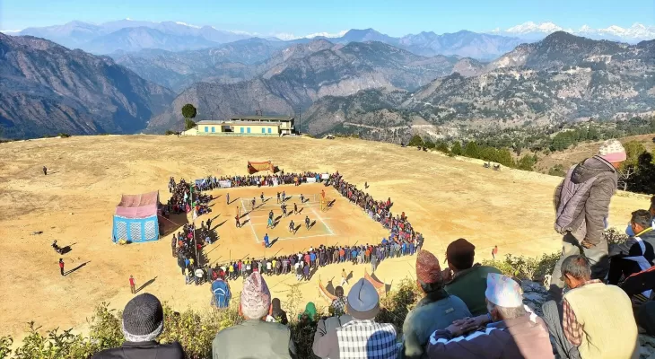 अन्तरपालिका भलिबलको उपाधि मैलौलीलाई