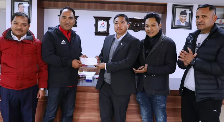 तेक्वान्दो खेलाडी शेरबहादुरको उपचारमा पाँच लाख सहयोग
