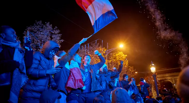 विश्वकप फाइनलमा फ्रान्सको प्रवेशसँगै देशभर हर्षोल्लास, मोरक्कोको प्रशंसा