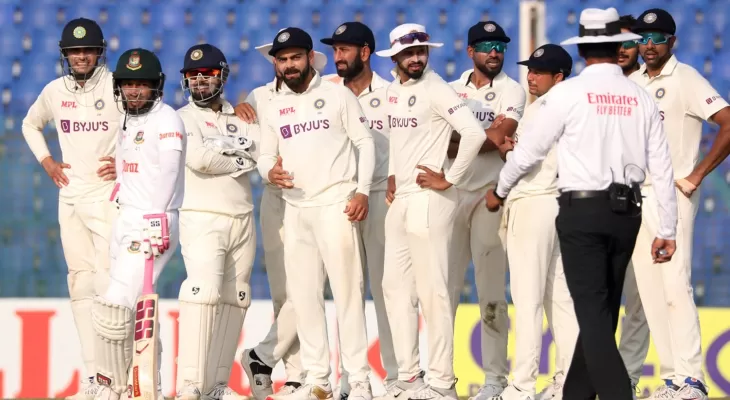 चटगाउँ टेस्ट : भारतीय टोली जितबाट ४ विकेट टाढा, बंगलादेशलाई २४१ रन आवश्यक