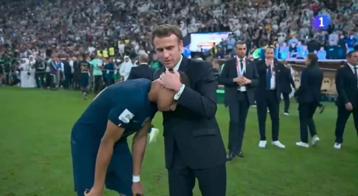 निराश एम्बाप्पेलाई सान्त्वना दिए फ्रान्सेली राष्ट्रपतिले