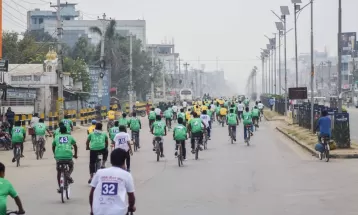 पोखरामा बुधबार दोश्रो मेयर कप साइकल दौड