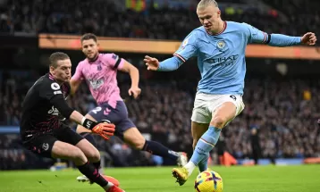 म्यानचेस्टर सिटी घरेलु मैदानमा एभर्टनसँग बराबरीमा रोकियो