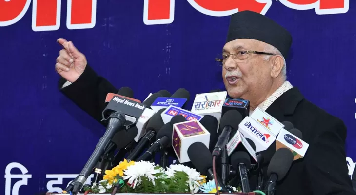 सरकारले खेल क्षेत्रलाई प्राथमिताका दिनुपर्छ : अध्यक्ष ओली