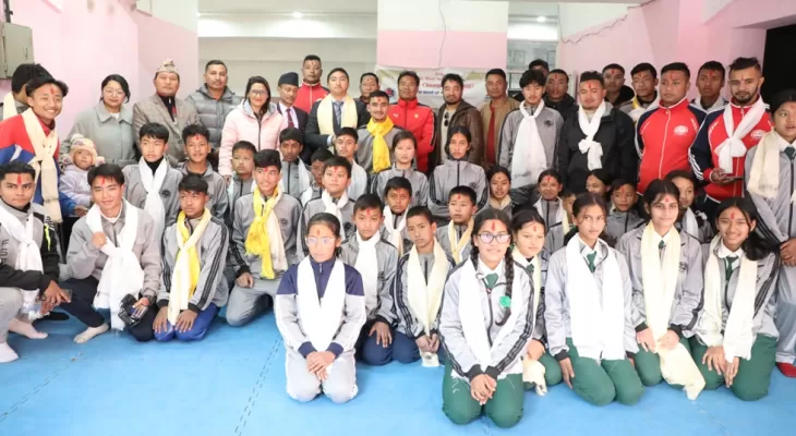 सोतोकान कराते टोलीको बिदाइ