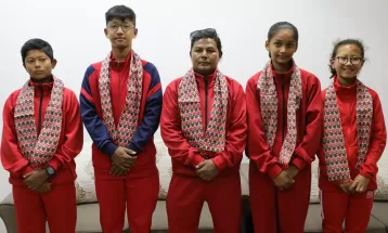 टेनिस टोली बंगलादेश प्रस्थान