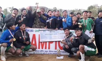 अनुप स्मृति गोल्डकपको उपाधि नेर्पा स्पोर्टस क्लबलाई