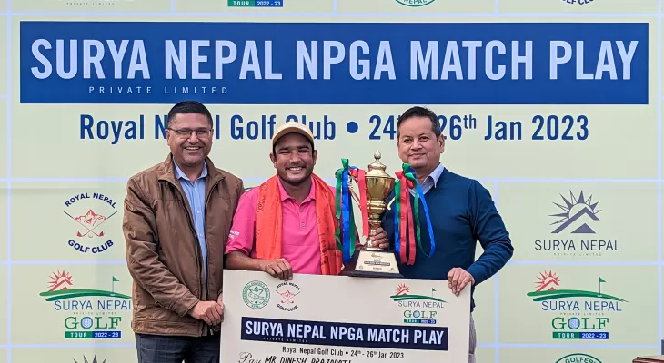 Dinesh wins Surya Nepal NPGA Match Play title