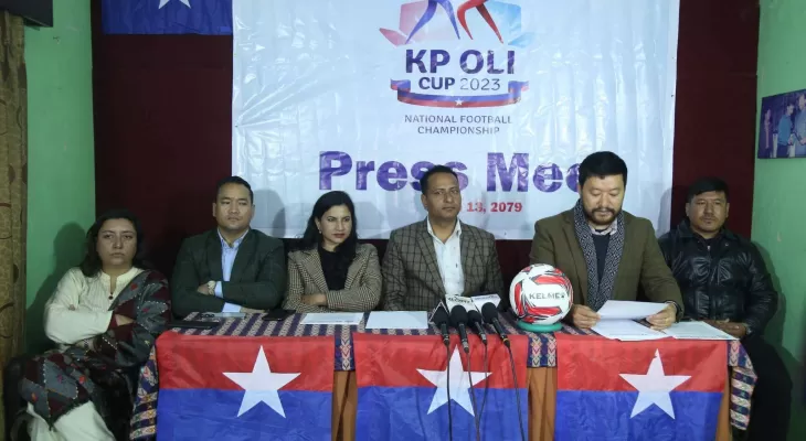 केपी ओली कप फुटबल प्रतियोगिता हुने