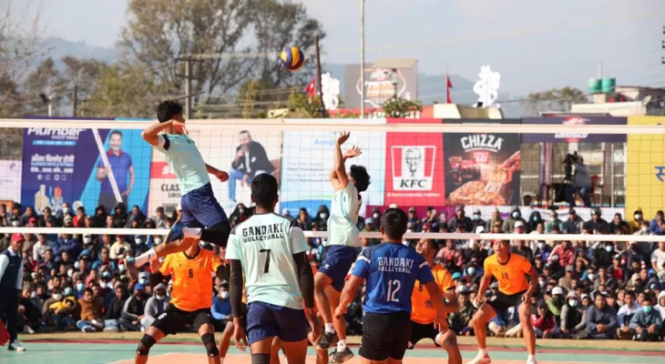 गण्डकी र एपिएफलाई टाइगर कप भलिबलको उपाधि