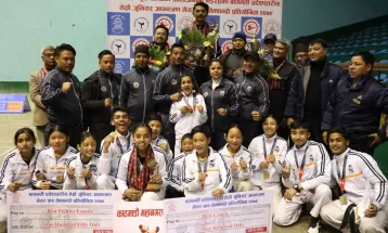 काठमाडौं टिम मेयर कप तेक्वान्दो च्याम्पियन