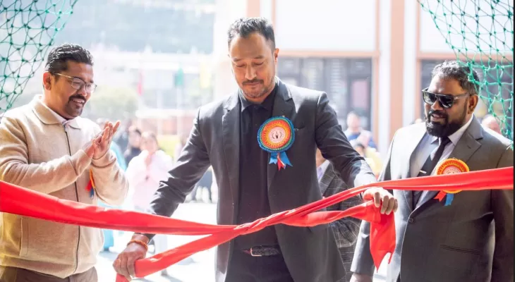 Former Captain Khadka inaugurates cricksal