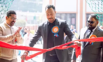 Former Captain Khadka inaugurates cricksal