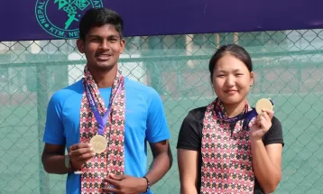 आईटीएफ वर्ल्ड टेनिस टुर : देबसिश र मार्तालाई स्वर्ण