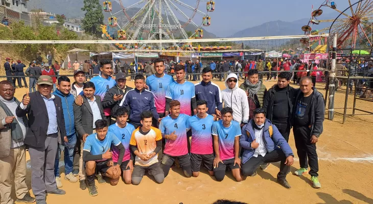 गण्डकी प्रदेशस्तरीय भलिबलको उपाधि फलेवास नगरलाई