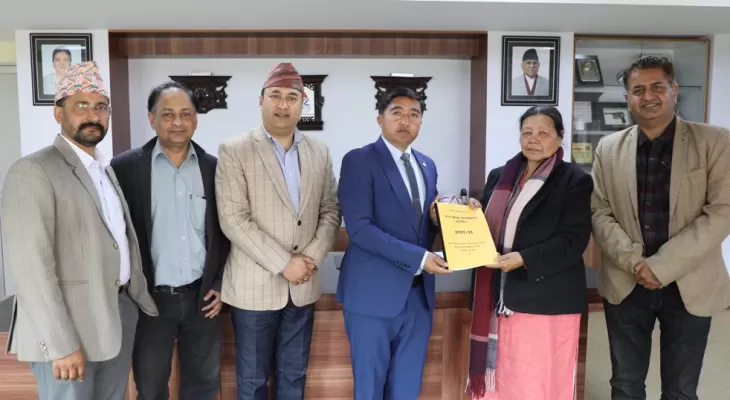 खेलकुद विश्वविद्यालय कार्यदलले राखेपलाई आशय पत्र बुझायो