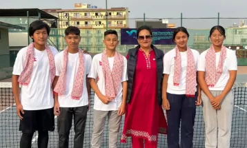 टेनिस टोली श्रीलंका जाने