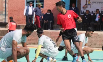 Thakurbaba Municipality wins kho-kho tournament title